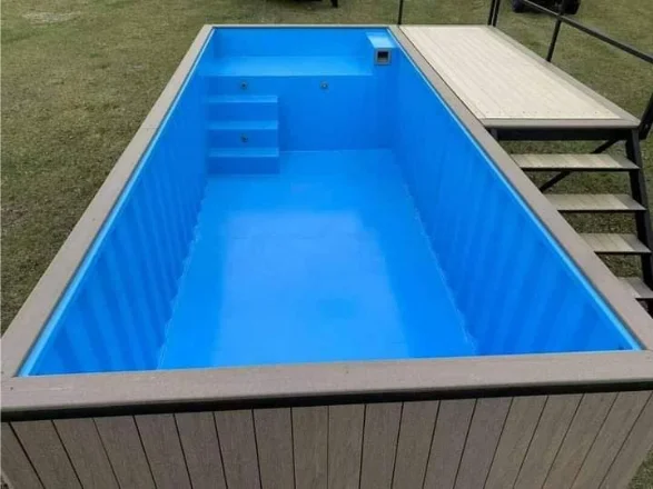 Piscina de contenedores 6 m x 2,5 m