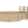 Piscina Redonda de Madera (sin incluir el equipo)