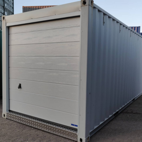 Nuevo contenedor 20′ (6 metros) | 20’DD Con puertas adicionales | MCKU2004798 – TALLINN (con puerta elevable) Gris claro